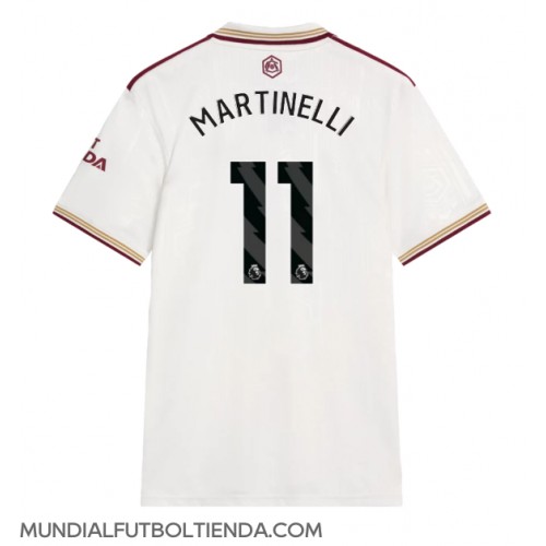 Camiseta Arsenal Gabriel Martinelli #11 Tercera Equipación Replica 2025-26 mangas cortas